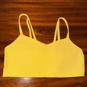 All in Motion Lemon Strappy Bralette